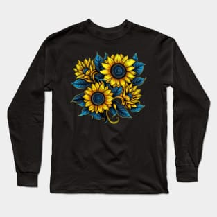 Sunflower Bouquet Long Sleeve T-Shirt